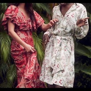 Johanna Ortiz X H&M linen print shirt dress